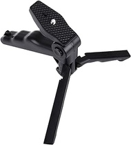 Hbin Grip Folding Tripod Mount with Adapter &amp; Screws for GoPro HERO6 /5/4 /3+ /3/2 /1, SJ4000, Digital Cameras, Load Max: 2kg(Black) Hbin