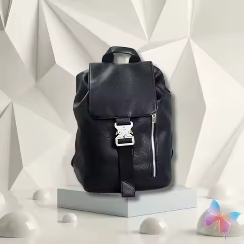 Fashion Street 1017 ALYX 9SM Bags Side Zipper Decorative Functional Tactical Socket Drawstring Seali