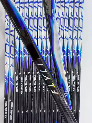 [2-Pack] Fly 3 Blue Ice Hockey Sticks【No warranty】Ultra-Light Carbon Fiber P92 And P28 Ice Hockey St