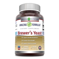 Amazing Formulas Brewers Yeast 1500mg Per Serving 500 Tablets Supplement | Non-GMO | Gluten Free | M