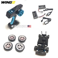 WING2 WING-2 DMAD DMAX Jia Hong 2.4Ghz RC 1/10 1:10 4WD 4X4 VL5 JH-2199 VMAX V12 SPORT DRIFT Accesso