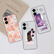 For Xiaomi Redmi 13C 4G 5G Phone Case Popular Fashion Sun Cat Transparent High Quality Soft Silicone Cover For Xiaomi Redmi13C 4G 5G Shell Capa Bumper