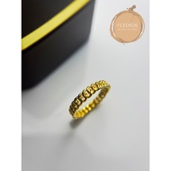 Fledios Cincin Emas 916 Cuba Padu 916 Cuba Gold Ring Solid Cincin Belah Rotan Original 916 Gold Ring