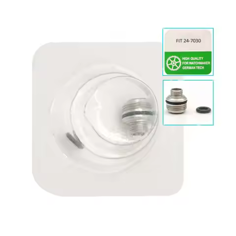 For Rolex Watch Repair Parts 7mm Watch Crown Case Tubes with Gaskets for Rolex GMT Master 24-7030 31