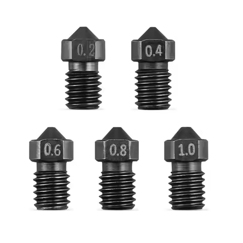 1/2/5PCS E3D V6 Extruder Hardened Steel Nozzle Printing Head For Prusa i3 MK3 MK4 Anycubic i3 mega s