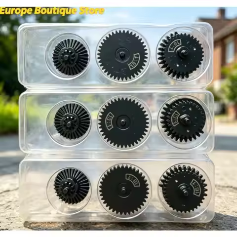 Metal Steel Cut Gear Set, 13:1/16:1/18:1 Ratio Gear, Tactical Parts for Ver.2 Gen 8 Gen 9 Gen 10 Gea
