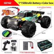 1:16 4WD RC Car 60KM/H Or 36KM/H With LED 2.4G Remote Control Cars High Speed Drift Monster 4x4 Truc