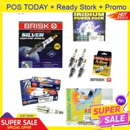 Spark Plug Brisk Silver Premium A-line NGK Iridium Denso Power pack Laser Flow Turbo NGK Iridium Spa