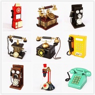 Telephone Model Bar Clothing Store Shooting Cafe Decoration Decoration Style Retro Background Britis