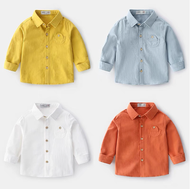 Áo Sơ Mi Dài Tay Cho Bé Trai - Bé Gái Mặc Đi Học Đi Chơi 8-28kg - BE KOREA