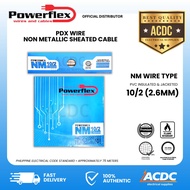 10/2 (2.6mm) 75 Meters Powerflex PDX Wire Non-Metallic Sheathed Cable #10
