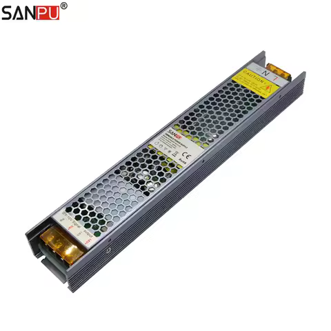 SANPU Dimmable LED Driver 200W 12V 16A Triac 0-10V 2in1 Dimming 12VDC Switch Mode Power Supply 220 2