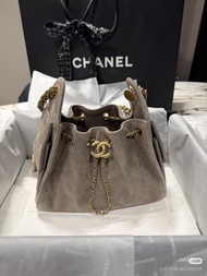 💖 Chanel 26c 灰色麂皮 25bag mini 25 hobo bag suede grey 金扣 大象灰 聖誕禮物 白色 紫色 藍色 黑色 黃色 小號