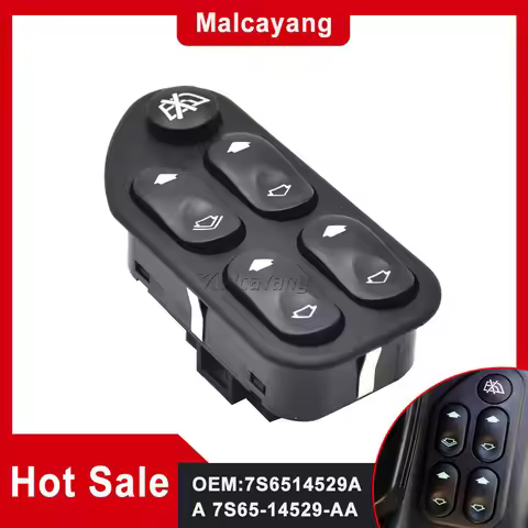 Fast Delivery 7S6514529AA Power Master Window Control Switch Button For Ford Ranger Fiesta Ecosport 