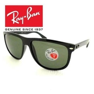 [Original] R baysunglasses 4147 601/58 60 black polarized green genuine resin sunglasses 2KVK