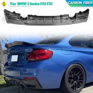 Carbon Fiber Car Rear Bumper Diffuser Spoiler for BMW 2 Series F22 M-Sport 2014-2017 Racing Rear Dif