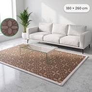 Extra Large Bamboo Tatami Carpet 180x260cm Thick Cooling Living Room Rug AntiSlip Natural Weave 6 De