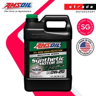 AMSOIL Signature Series 0W-20 100% Synthetic Motor Oil 3.78L (1 Gallon) 0W20 Engine Oil