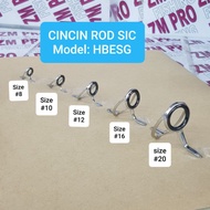 Cincin Rod Pancing SIC model HBESG| Fishing Rod Guide SIC