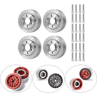 QUE-T 4pcs Heavy Duty Wheel Weights for 1/10 RC 1.9" Beadlock Rims Crawler