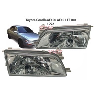 Lampu Besar Lampu Depan Toyota Corolla AE100 AE101 EE100 Crystal Front Headlights Lamps Head Lamp Li