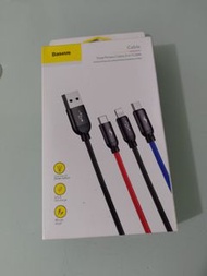Baseus 三合一充電線