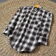 KEMEJA CODE Men's Long Sleeve Flannel Shirt | Unisex Flannel Shirt | Women's Flannel Shirt | Men's L