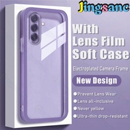 Jingsanc [With Lens Film] Transparent Case For Samsung Galaxy A57 5G Samsung Galaxy A37 5G Shockproo
