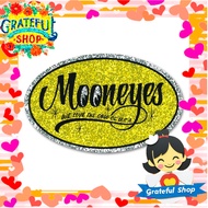 MOONEYES Oval Sticker [ DM168YE ] [Direct from Japan]