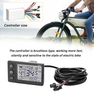 Electric Bike Controller 24V-48V/36V-60V 350W Brushless E-bike Controller with LCD Display Bicycles 