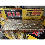 100% MADE IN JAPAN DID RACING HD GOLD CHAIN MOTORCYCLE 428