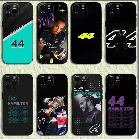 Racing Driver 44 L-Lewis H-Hamilton Phone Case For iPhone 16,15,14,13,12,11,Pro,X,XS,Max,XR,Plus,Min