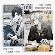 [Free Shipping] High-Value Time Space Drawing Traveler Live Buckle Horizontal Line Notebook Grid Not