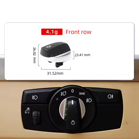 Car Headlamp Head Light Rotary Switch Knob Button 61319134726 For BMW 5 Series E60 E61 X5 X6 E70 E71