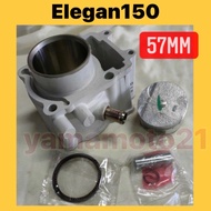 MODENAS ELEGAN 150 ELEGAN150 BLOCK ASSY STD - 57MM (TW) CERAMIC CYLINDER BLOCK COMPLETE FULL SET [ W