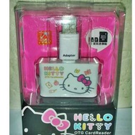 aaL皮商旋.(企業寶寶公仔娃娃)全新附盒Hello Kitty凱蒂貓 OTG多功能讀卡機!--值得收藏!/$1/-P