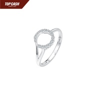 Top Cash Jewellery 10k Lab Grown Diamond Circle Ring