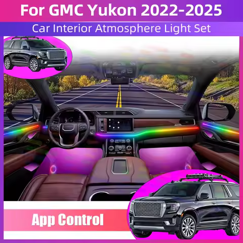 Car Interior Ambient Light Music Sync Mode APP Hidden Acrylic Strip Decoration Atmosphere Lamp For G