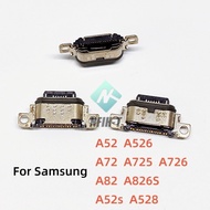 10-50Pcs For Samsung A52 5G A526 A72 A82 A52s USB Charging Charge Port Dock Socket Connector Parts