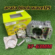 Wave125 ARATA RACING BLOCK 57MM / 58MM / 60MM / 62MM / 63mm block wave125 arata