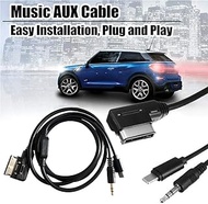 Davitu Cables, Adapters &amp; Sockets - MMI System Car AUX Cable Phone Charging DC3.5 Stereo Plug And Play Accessories 8pin Music Interface Media Adapter Audio For Benz