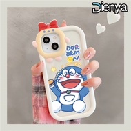 DIENYA Casing Hp OPPO A12 A12s A5s A7 A11K Case Doraemon Kasing Cute silikon Hp casing Monster softc