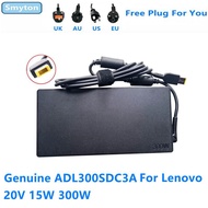 Genuine 300W Laptop Charger 20V 15A ADL300SDC3A AC Adapter  For Lenovo Y7000P R9000P R9000K Y9000K Y