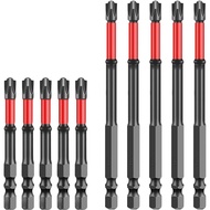 FPH2 Impact Screwdriver Bit Set for Electricians, S2 Steel 65mm & 110mm, 1/4 Inch Hex Shank Magnetic