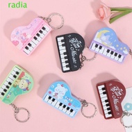 RADIANTZAP Mini Electronic Piano Keychain, Rabbit Vertical Mini Piano Key Pendant, Cartoon Audible C