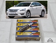 หัวเทียน แพลทตินัม  Nissan  Teana  L33  ( 2013 - 2016 )  ชุด 4 หัว   ระยะการใช้งาน 60000 กม  : Hella