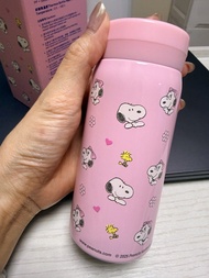 Peanuts Snoopy 粉色保溫瓶 200ml