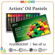 Mungyo Gallery Artists Oil Pastel Fluorescent Set Crayon Oil Crayon