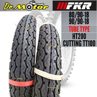 FKR TAYAR TYRE 18 HT200 Tube Type 80/90-18 90/90-18 (Cutting TT100)