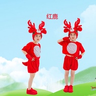 Children Reindeer Animal Costume Deer Kindergarten Deer Cartoon Style Sika Deer Adult Deer Performan